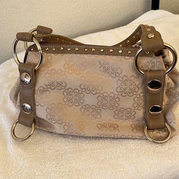 Kathy Van Zeeland Shoulder Bag Hobo Beige Brown - Picture 3 of 6